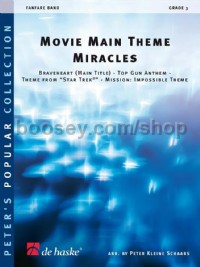 Movie Main Theme Miracles (Fanfare Band Score & Parts)